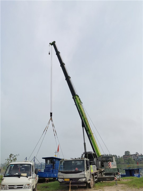 天水市桥梁建设吊装案例